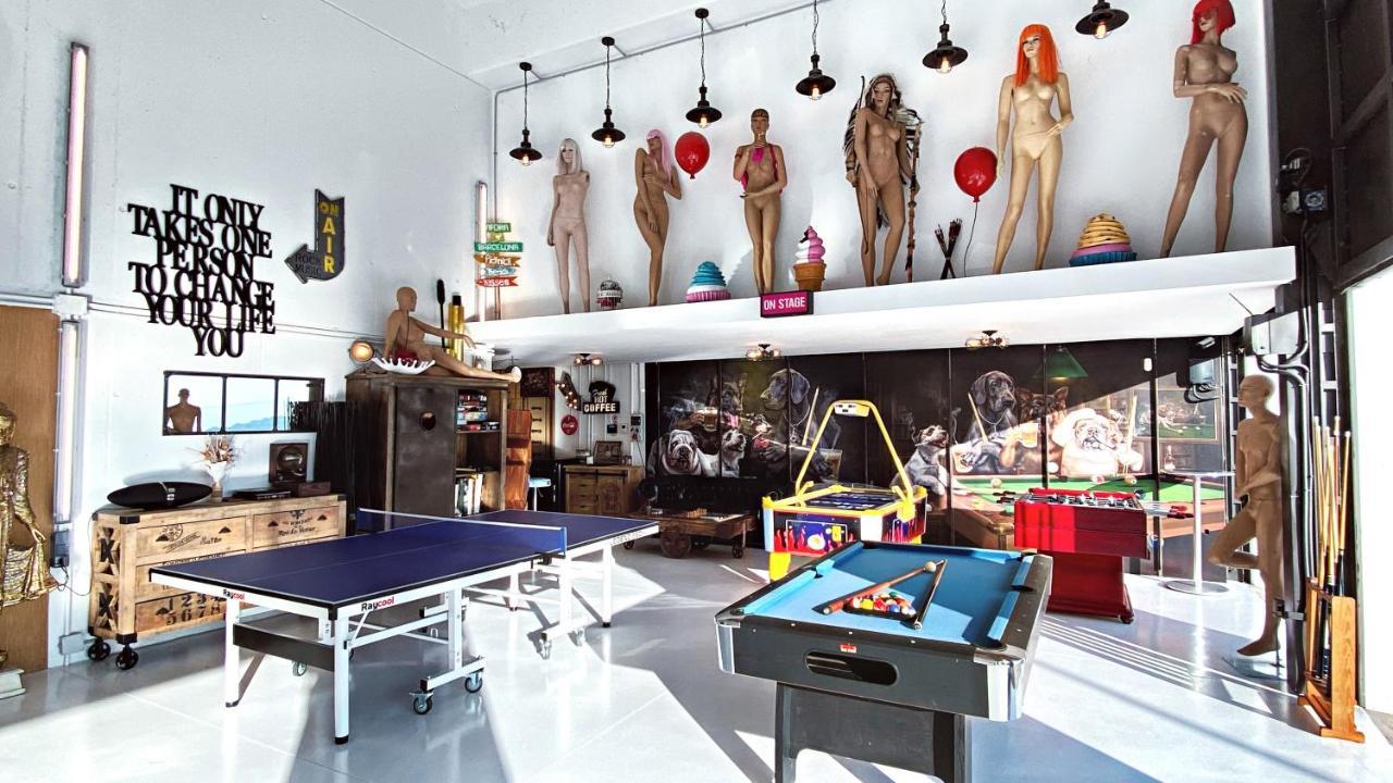 Ibiza Style Barcelona Luxury Villa Бадалона Екстериор снимка